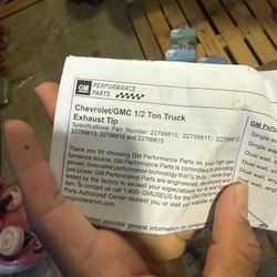 OEM Exhaust Tip GM GMC Chevrolet