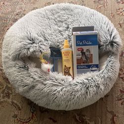 Cat Bed + Toys Etc