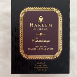 Harlem Candle Co. Speakeasy Scented 2-wick Candle, 11 oz NEW