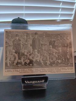 Old Newspaper 1900 Baseball Team Connie Mack 