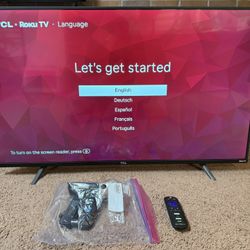 TCL 43S515 43” 4K UHD Roku Smart TV