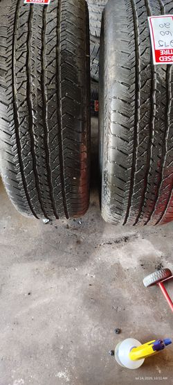 PAIR OF 275/60/20 WHEELS AND TIRES MOUNTED AND BALANCED