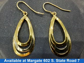 Hoop Earrings - Yellow Gold 14k (.585) 2.4 grams