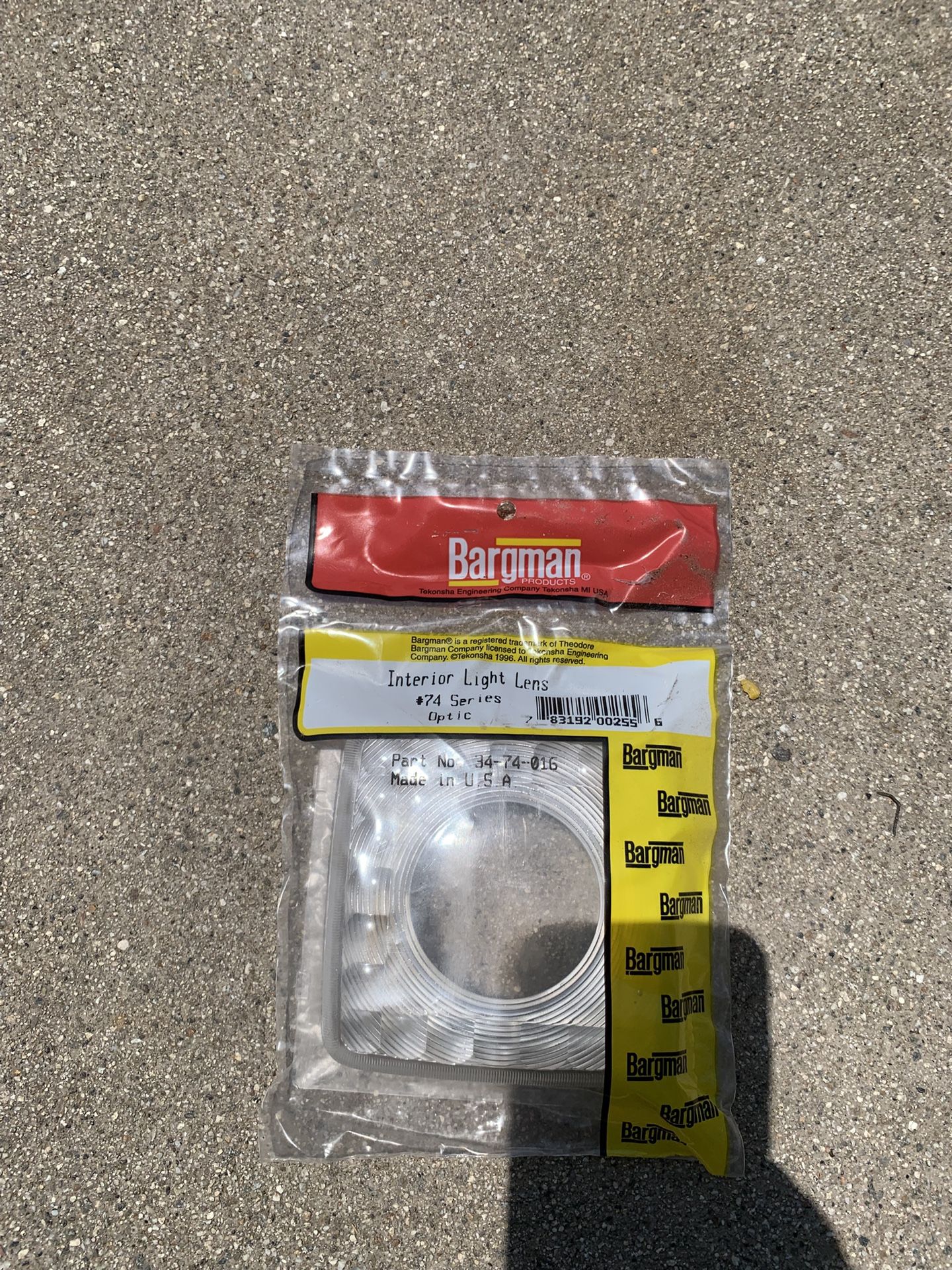 Travel Trailer Interior Light Clear Cover Plastic