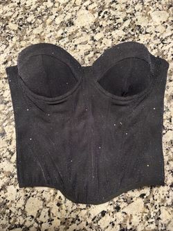 Black Shein Corset Top