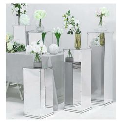 5 Sliver Mirror Display Boxes