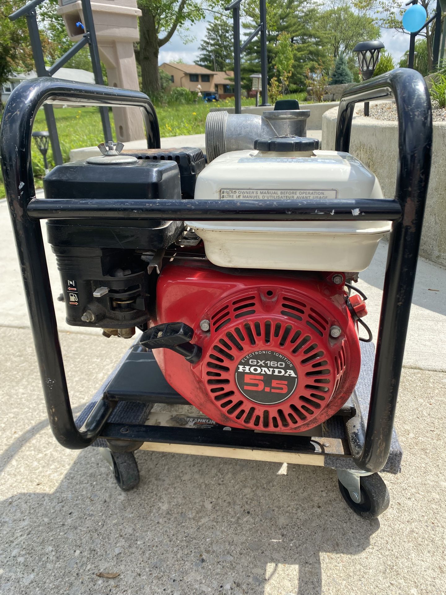 Honda GX160 water pump