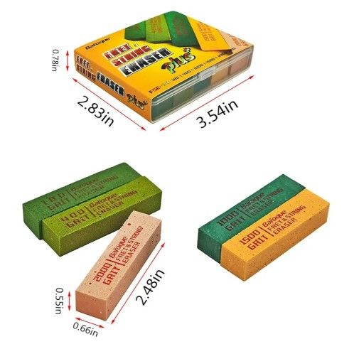 Baroque Fret Erasers Set - Luthier Guitar Repair Tool