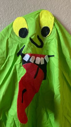 Halloween home made costume slimmer