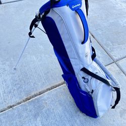  TaylorMade Stand Golf Bag – Blue/Gray – Lightweight Carry Bag