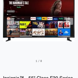 Insignia™ - 55" 3D  LED 4K UHD Smart Fire TV (READ DISCRIPTION)