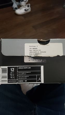Jordan hoops size 12