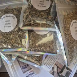 Different, Organic, Homegrown Dry Herbs And Spices 
