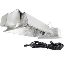 iPower 630W Double Lamp Ceramic Metal Halide CDM Hydroponic Grow Light System Kits, Aluminum Hood, 120~240V Ballast, NOT Include CMH Bulb