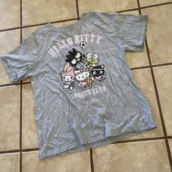 (A118)Woman’s Juniors Hello Kitty Sports Club Tee Size L