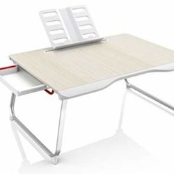 Saiji Foldable Laptop Bed Tray Desk Extra Large Table Brand New