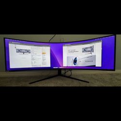 Samsung 49” Odyssey G9 Gaming/Office Ultra-Wide Monitor 