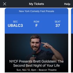 Comedy Show Tickets