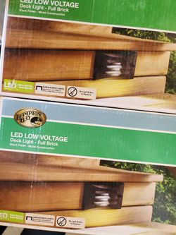 Hampton Bay LED Low Voltage Deck Light - Full Brick