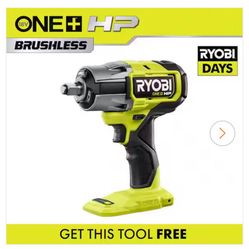 ONE+ HP 18V Brushless Cordless 4-Mode 1/2 in. Impact Wrench 