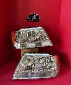Jeep grand Cherokee 1999-2004 headlights