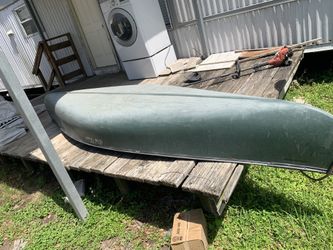 Old Town Canoe with cane seats
