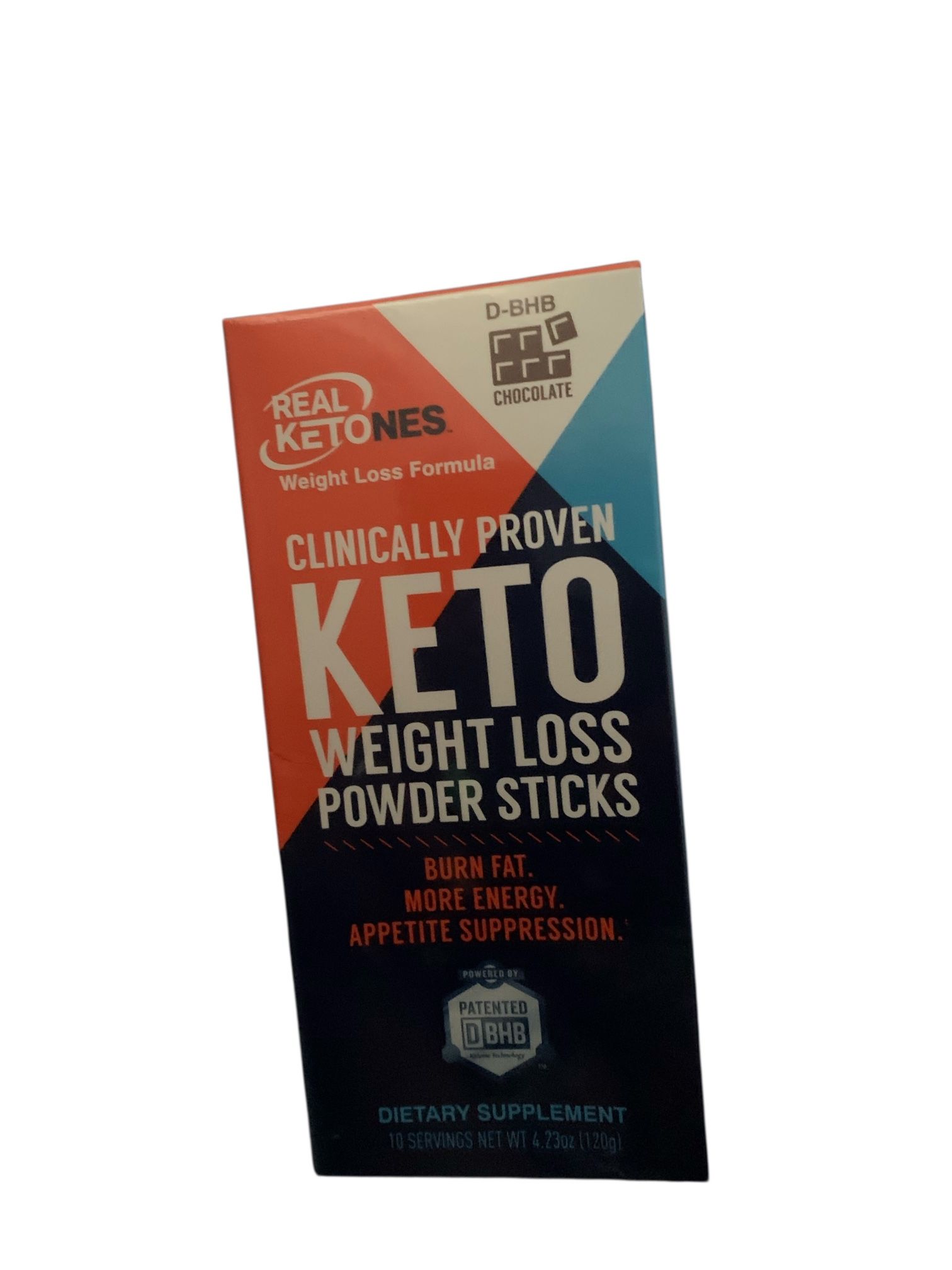 Real Ketones Weight Loss Powder Sticks Chocolate