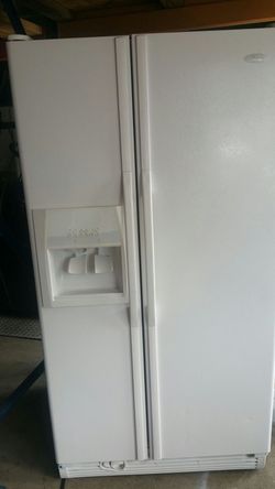 Whirlpool white refrigerator
