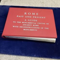Rome Past And Present A Guide to the Monument Center Overlays Vintage