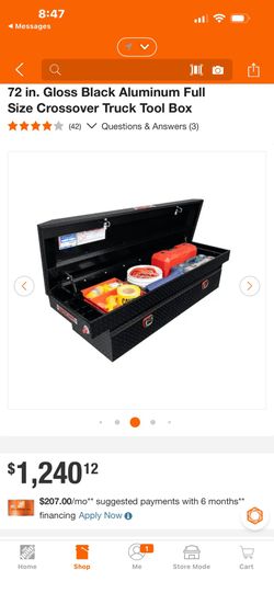 Weather Guard 72 in. Gloss Black. Aluminio Full Sizes