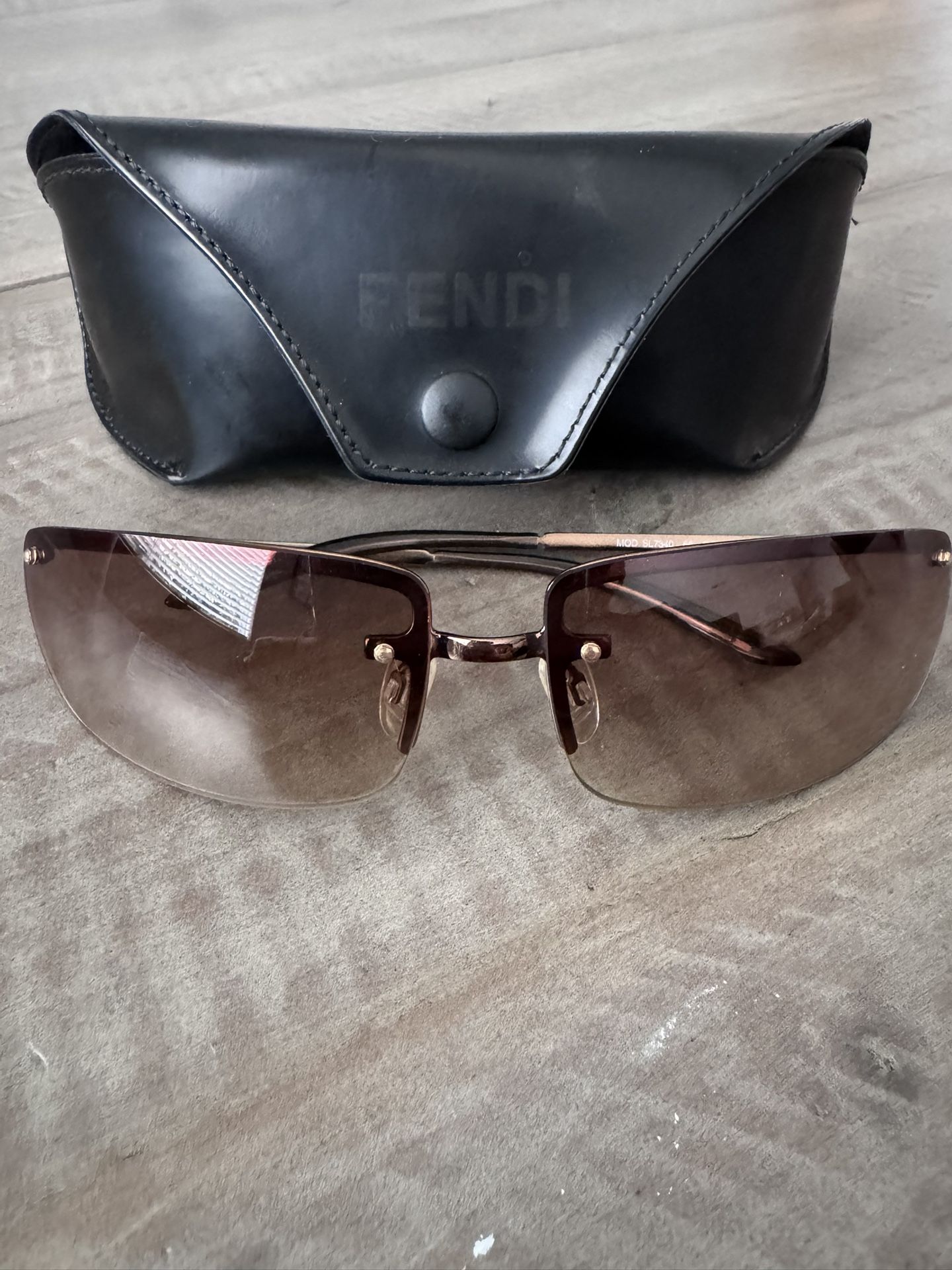 Fendi rimless sunglasses