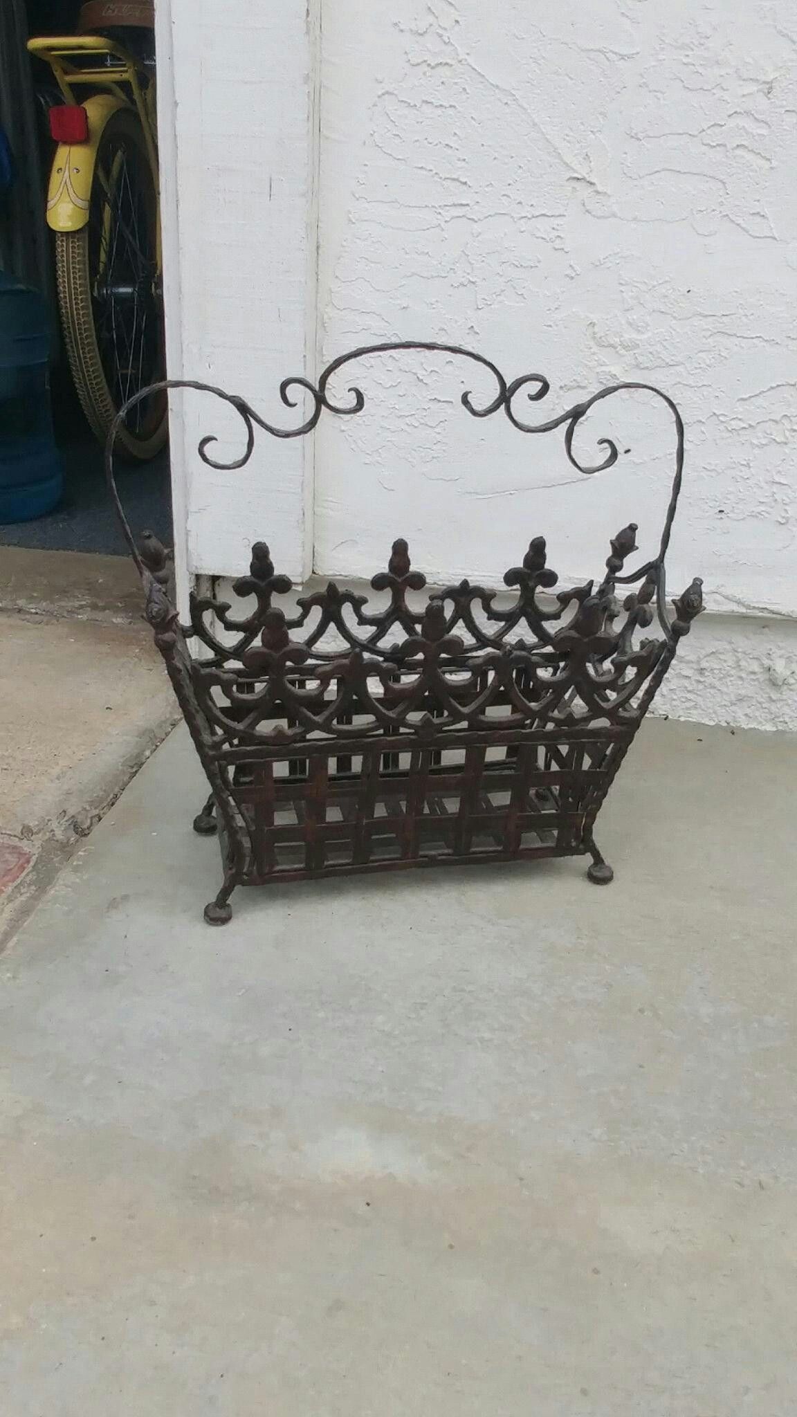 Iron Magazine Rack