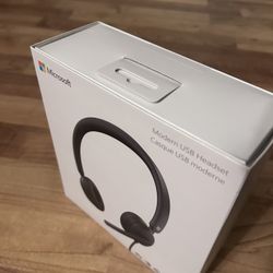 Microsoft USB Headset New In Box