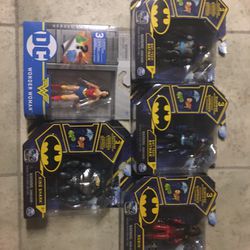 Batman And Dc Action Figures. 18 Of Them. Brand New