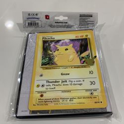 Pokémon 25th Anniversary Pikachu Jumbo Card Binder