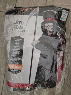 Dapper Death Halloween Costume Child Small