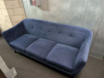 Blue Velvet Couch