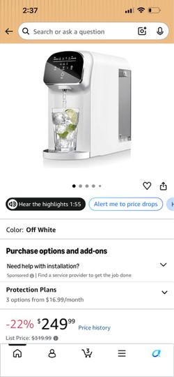 RO reverse osmosis water filter purification machine