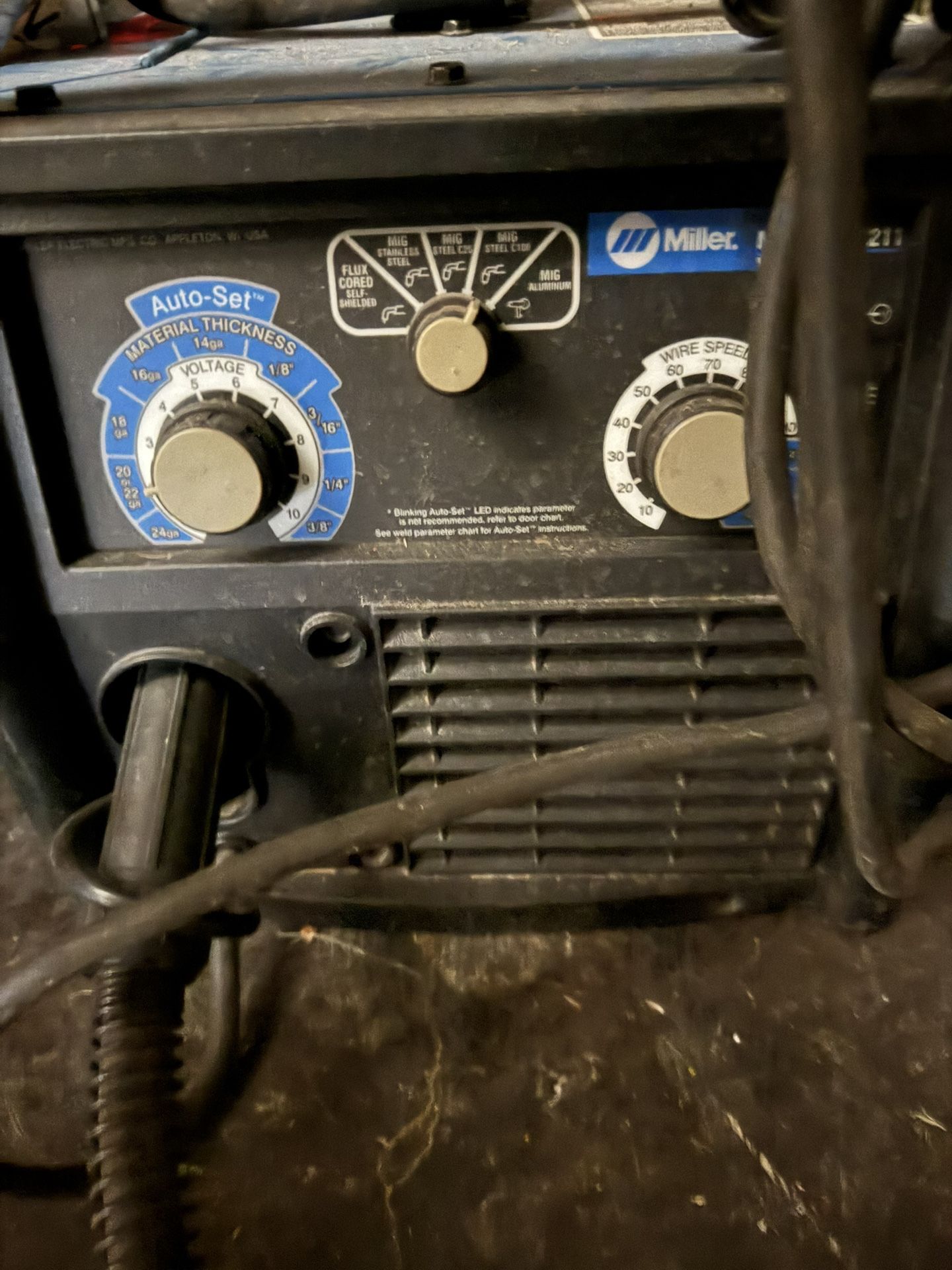 Millermatic 211 Auto set