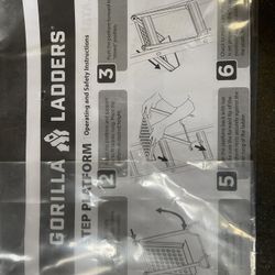gorilla Ladders Step Plataform 