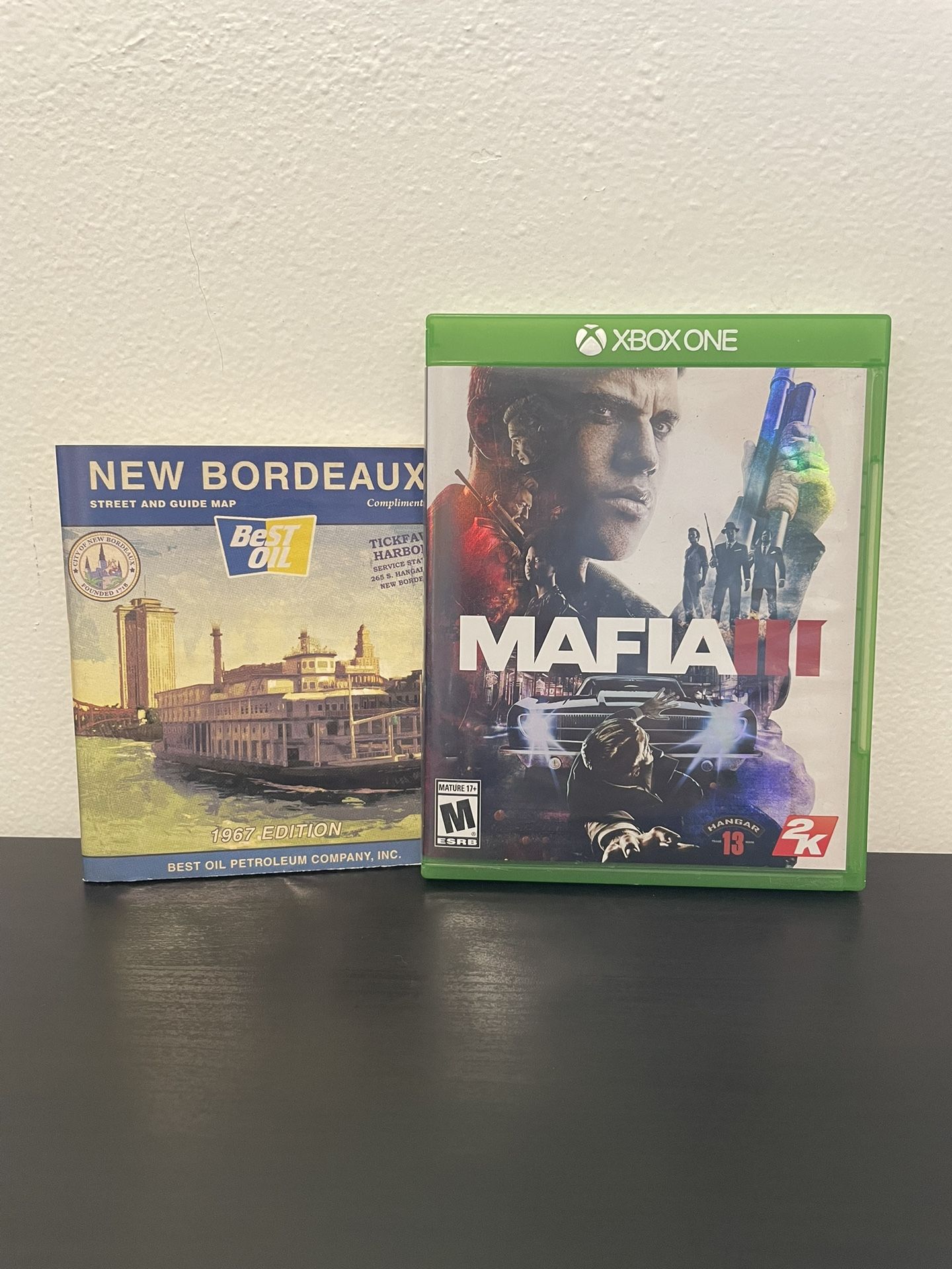 Mafia 3 Xbox One Like New CIB w/ Map Video Game 2K III Mob