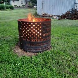 Back Yard Fire Pits Unique Rustic Steel Hand Made