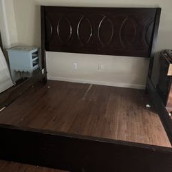 King Size Bed frame And Chest Of Drawers