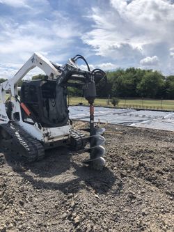 Skid steer work, peers, trenching,fence any dirt work