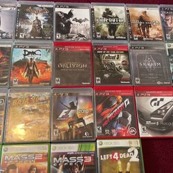 PS3 And Xbox 360 Games