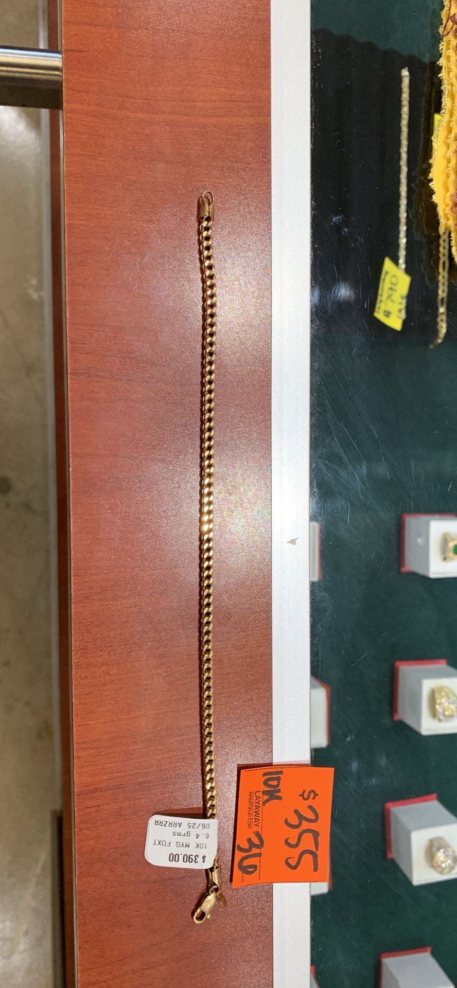 10k Franco Link Bracelet 