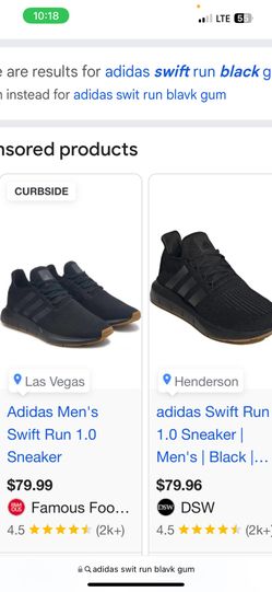 Adidas Swift Run Men’s 8.5