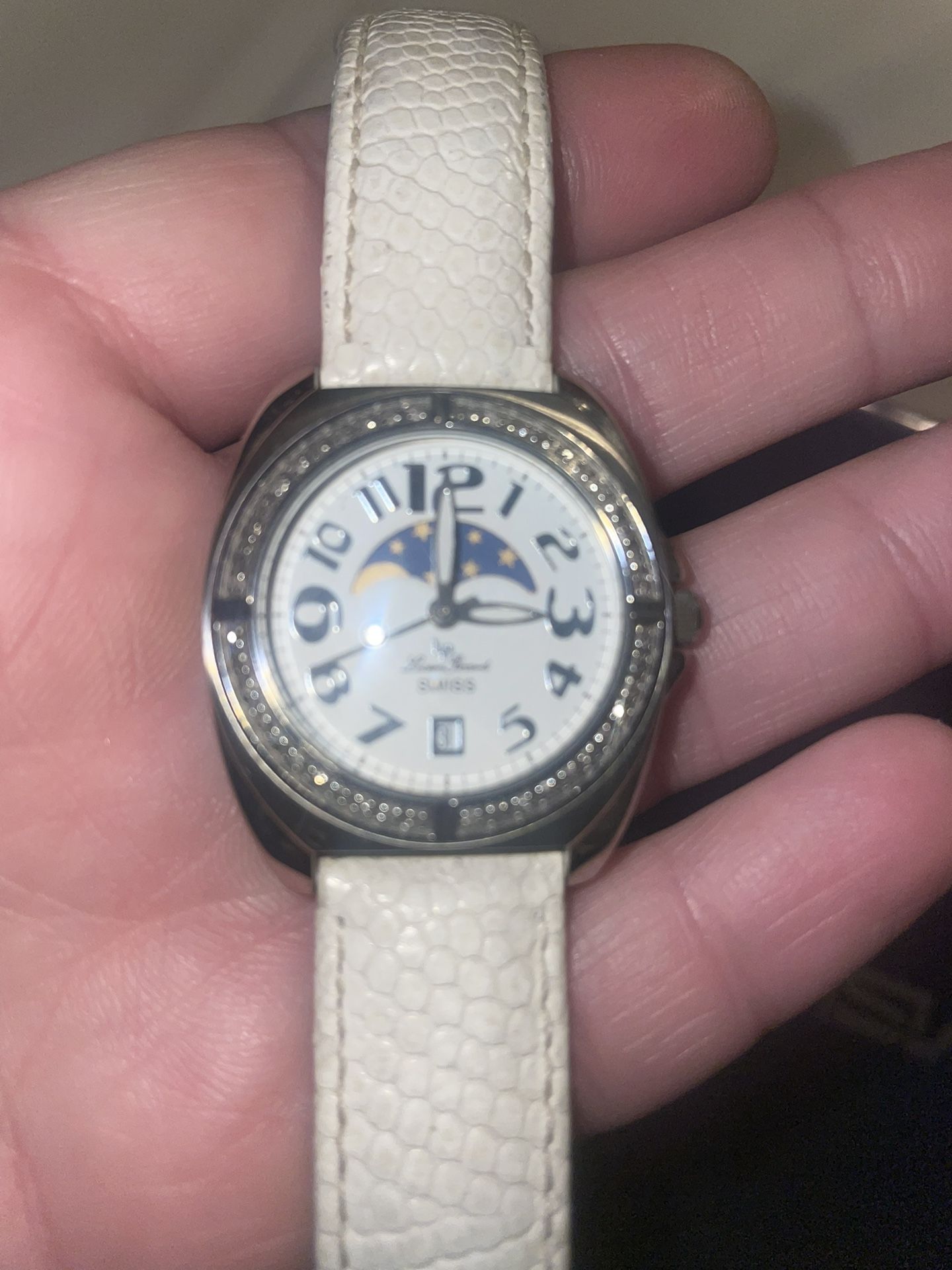 Genuine Lucian Picard Woman’s Moon Phase Swiss Watch