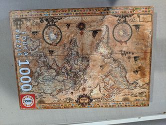 1000 piece puzzle world map