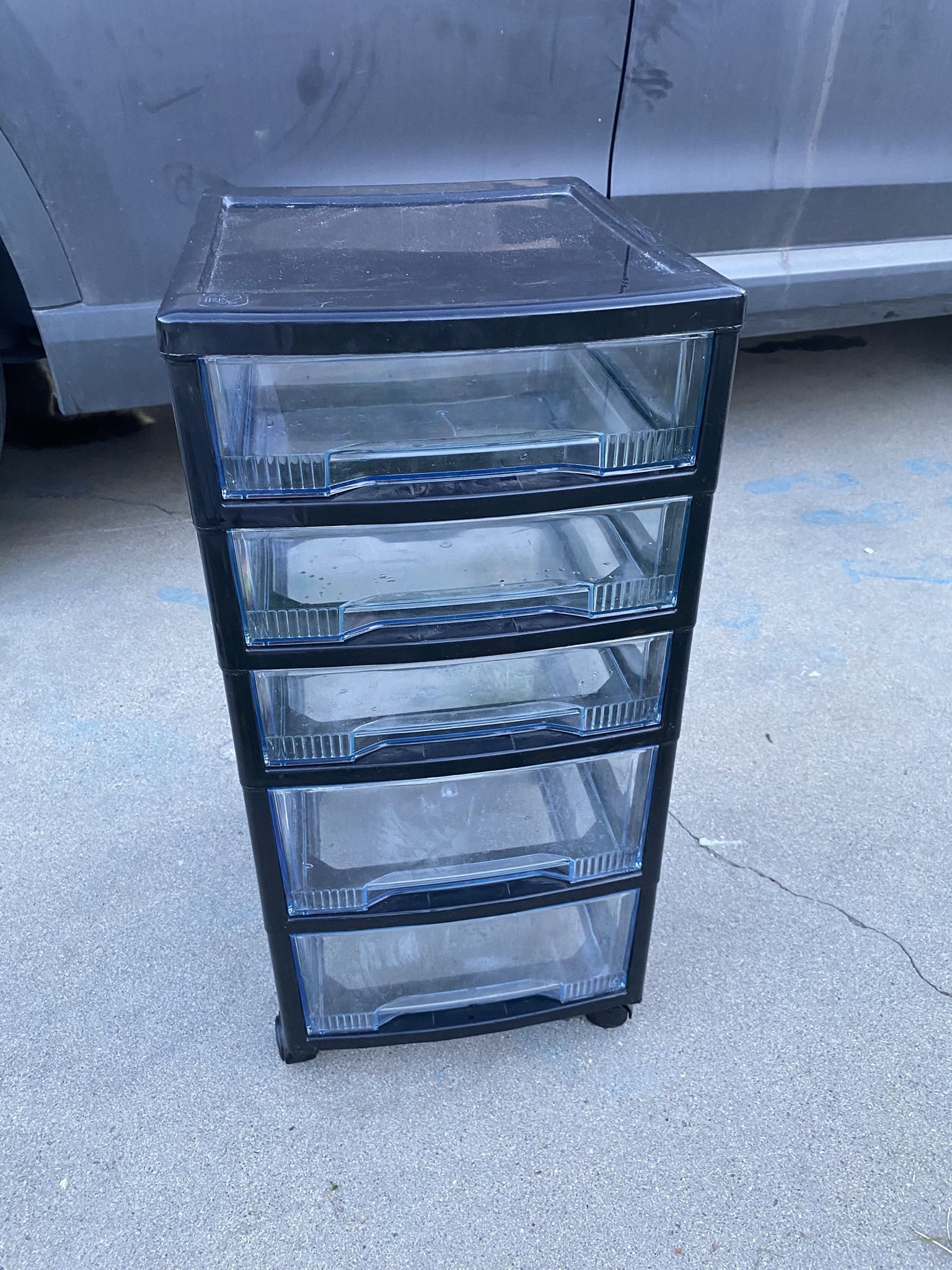 Storage With Clear Drawers 
